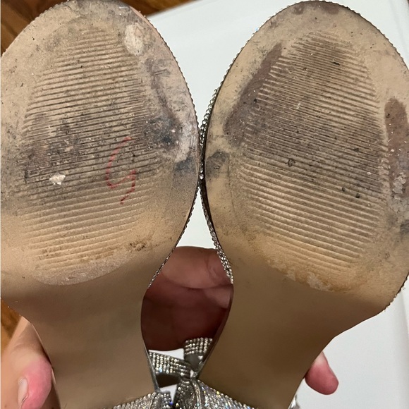 Steve Madden CARRSON-R CRYSTAL Chunky Heel Full Rhinestone Glam - Picture 10 of 12